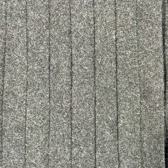 charles nolan couture wool pleated wrap flounce hem knee-length skirt charcoal 6 - Picture 12 of 16